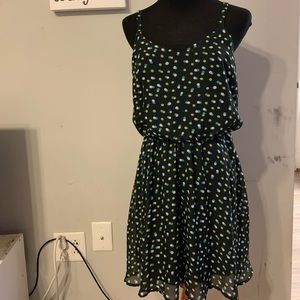 Polka-dot Spaghetti Strap Dress